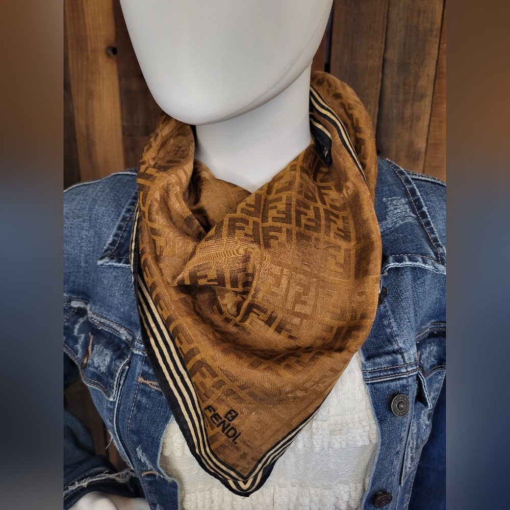 Fendi Handkerchief Scarf - Picture 2 of 6
